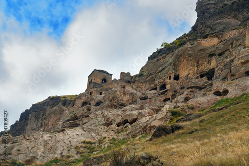 View of Vardzia cave monastery. Georgia