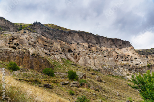 View of Vardzia cave monastery. Georgia