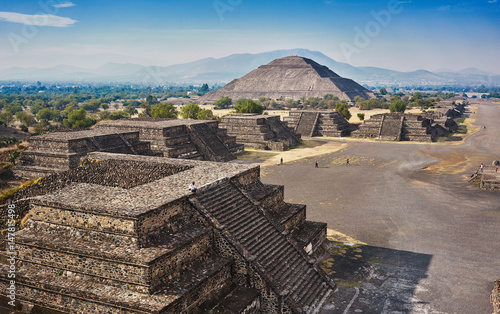                               Teotihuacan pyramids in Mexico