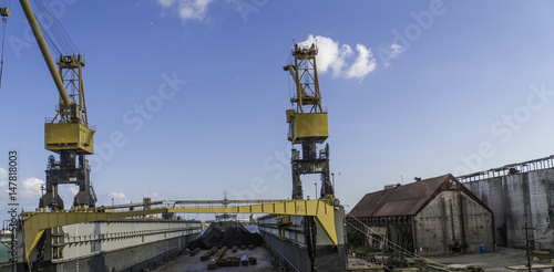 Crane over docks © billreeves