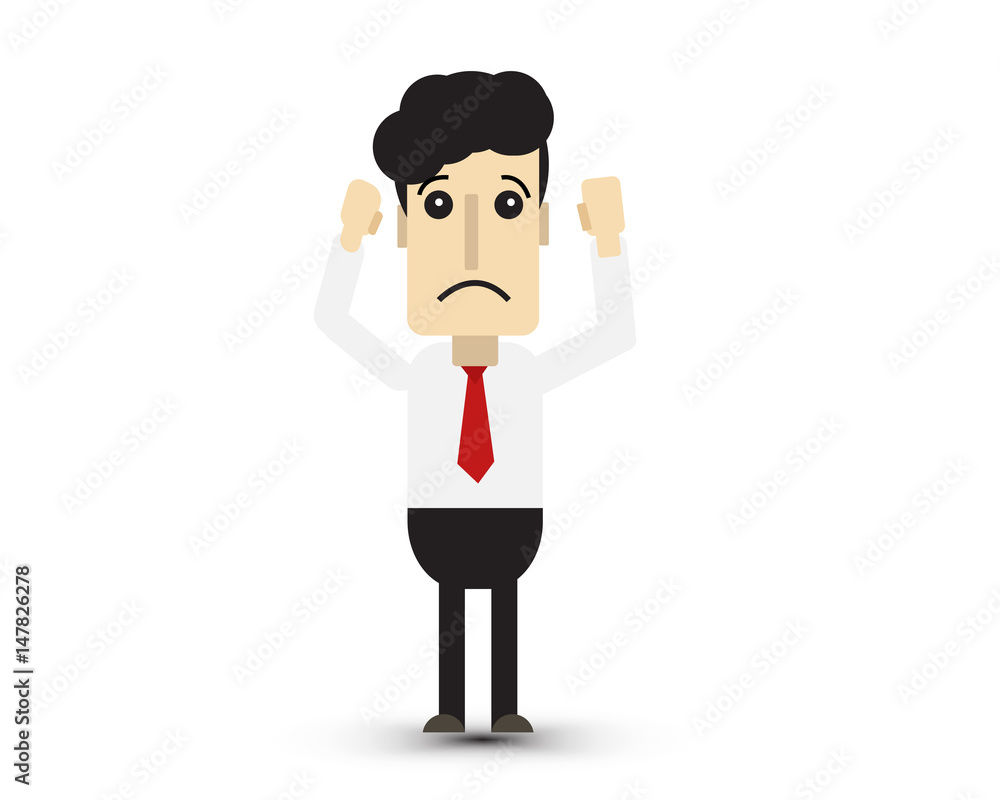 business man vector. sad. business man vector. sad.