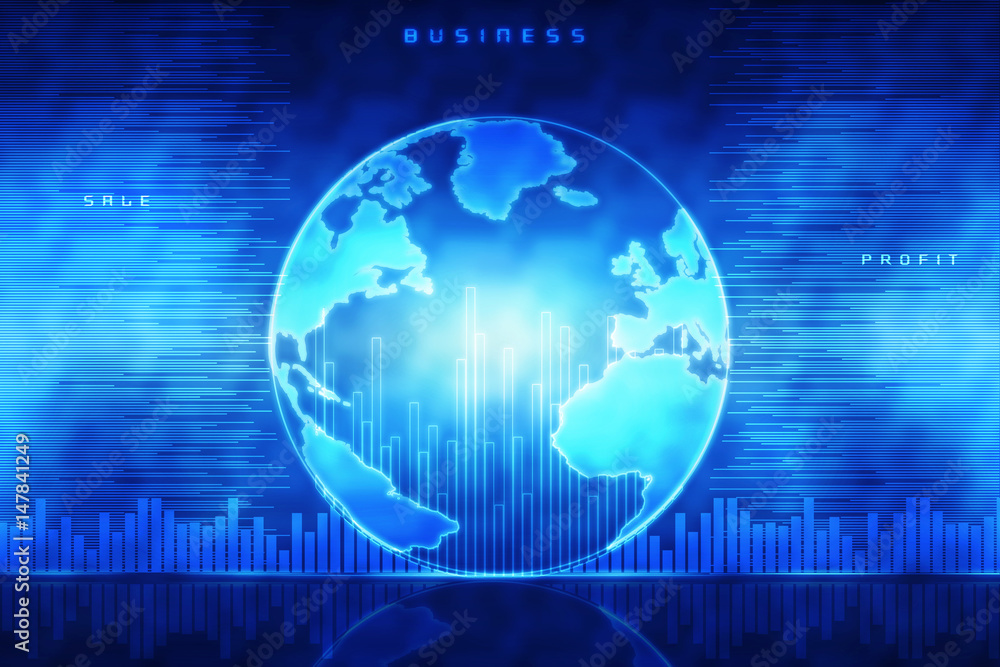2d illustration technology background 2d illustration technology background
