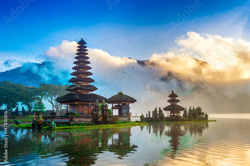 pura ulun danu bratan temple in Bali, indonesia.