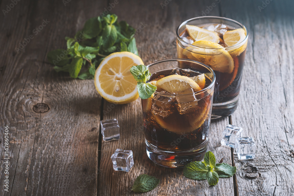 Fresh made Cuba Libre Fresh made Cuba Libre