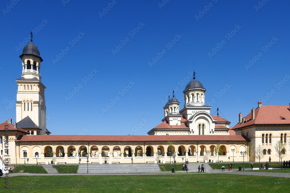 coronation cathedral of the Romanian Orthodox Church of  Alba Iulia, Transylvania, Romania