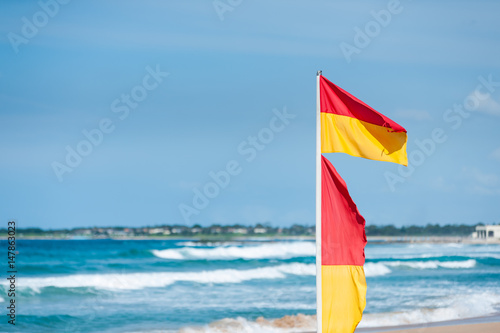 Surf rescue flags