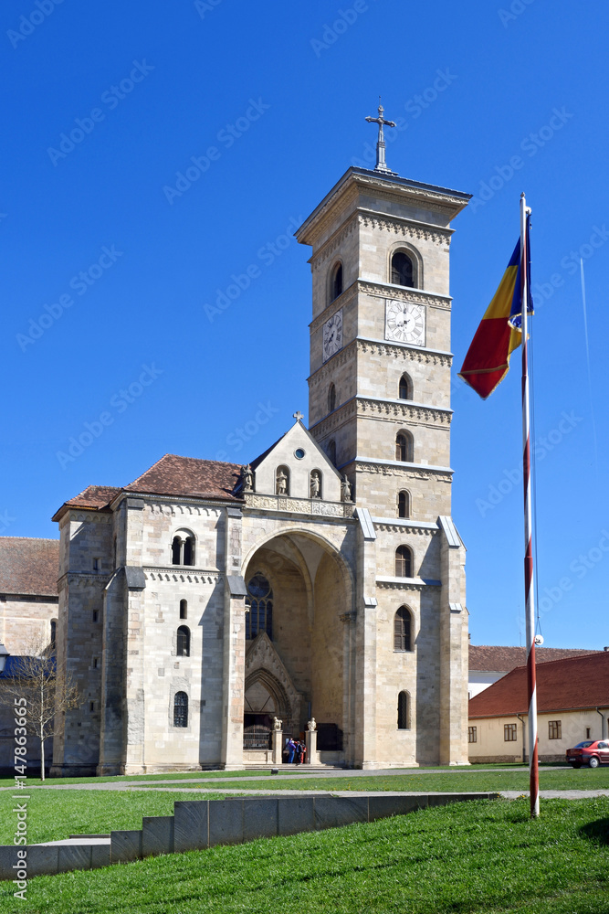 St. Michael's Cathedral in Citadel of Alba Iulia, Transylvania, Romania
