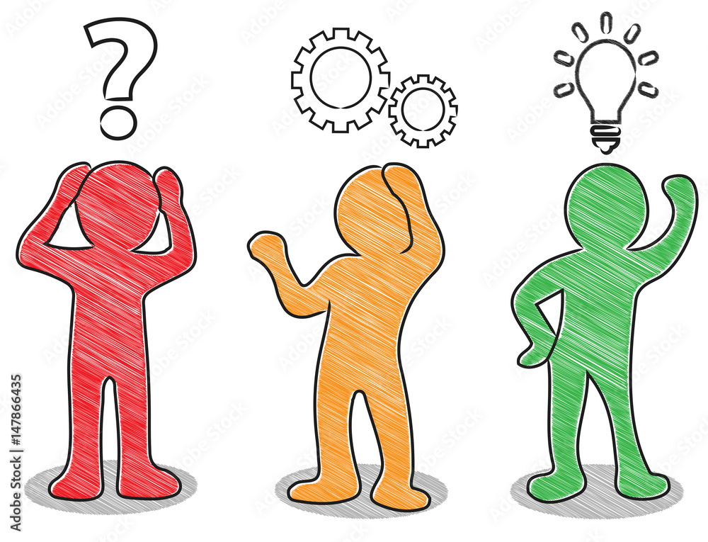 Lösung Idee Stock-Illustration | Adobe Stock