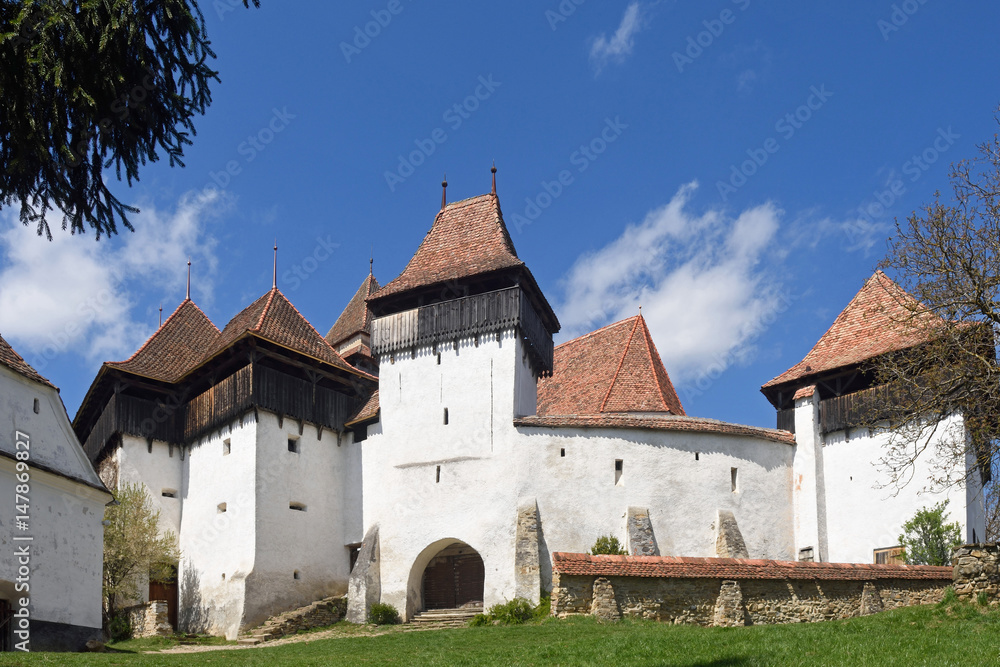  fortified church of Viscri, Transylvania,  Romania