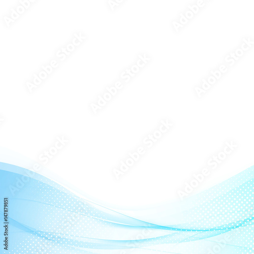 Blue contemporary abstract modern folder layout