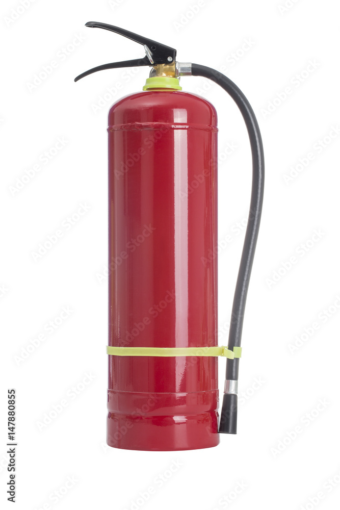 Fire extinguisher on white background. Fire extinguisher on white background.