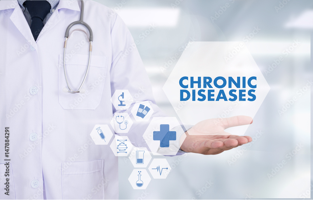 CHRONIC DISEASES Healthcare modern medical Doctor concept CHRONIC DISEASES Healthcare modern medical Doctor concept