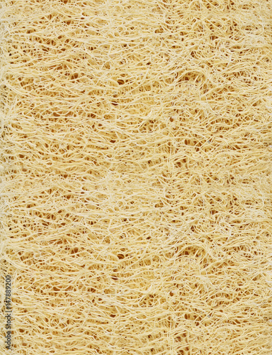 close up natural fiber back...