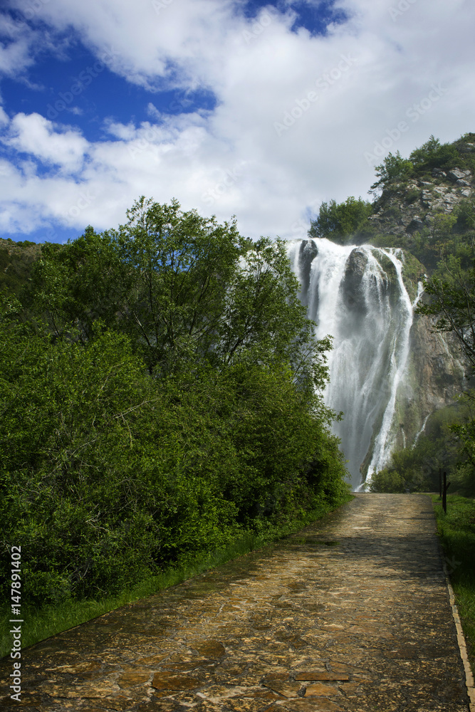 Krcic waterfall near Knin, Croatia