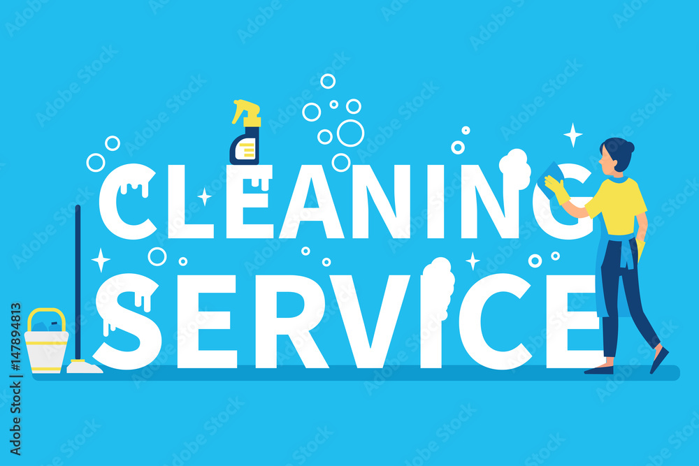 Fototapeta premium cleaning service