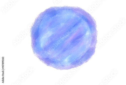 soft-color vintage pastel abstract watercolor grunge circle logo background isolate with colored (shades of purple and blue color), illustration