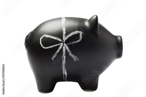 Obraz na płótnie Piggy bank w salonie