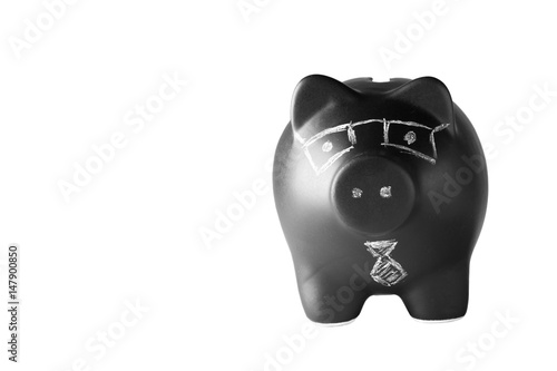Obraz na płótnie Piggy bank w salonie