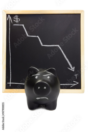 Obraz na płótnie Piggy bank w salonie