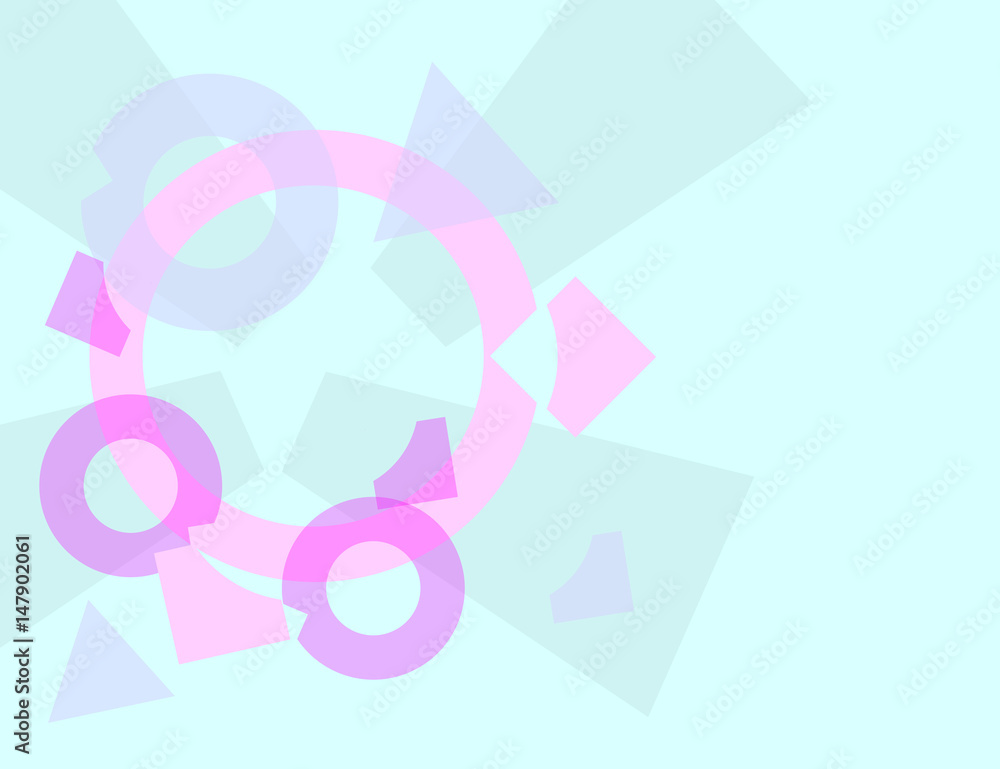 Fototapeta premium Colorful Geometric Technology Background for Your Design.