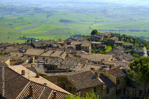 View of Montalcino Tuscany