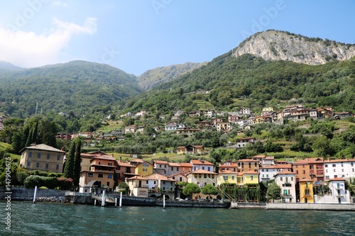 View to Gravedona ed Uniti on Lake Como, Lombardy Italy © ClaraNila