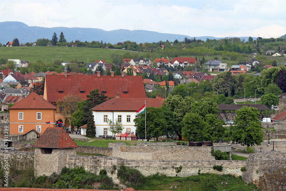 fortress Eger Hungary landscape