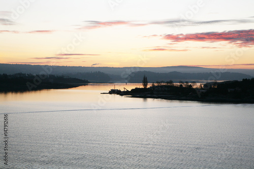 Photography Trmonto sul fiordo, Oslo, Norvegia