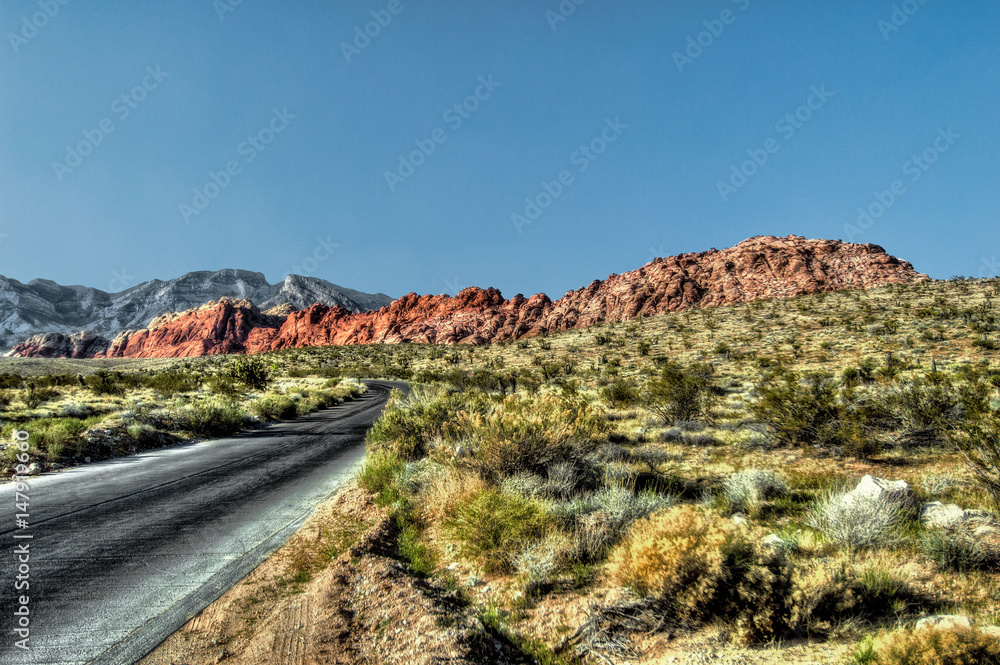 The Road Into Red Rock Canyon