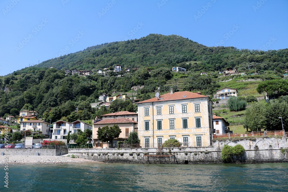 Tremezzo at Lake Como in summer, Lombardy Italy