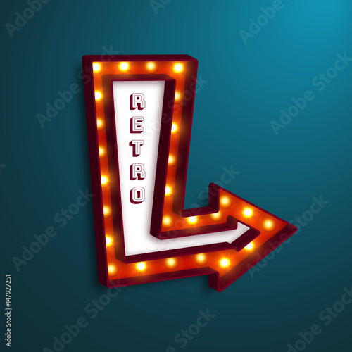 Realistic 3d arrow.