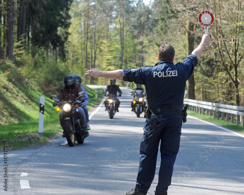 Motorrad - Kontrolle im Odenwaldkreis