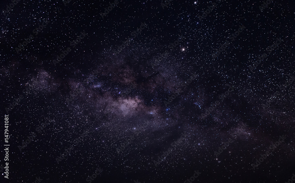 Milky Way, night scene sky background