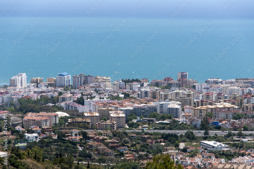 vistas del municipio de Marbella en la costa del sol, Málaga