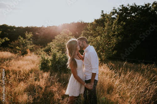 kissing couple