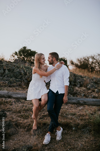 couple looking at each other