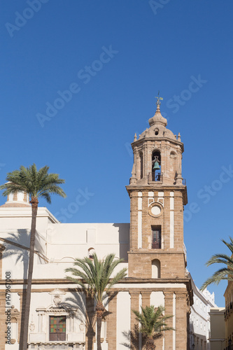 Palm Trees by Old Cadiz Church