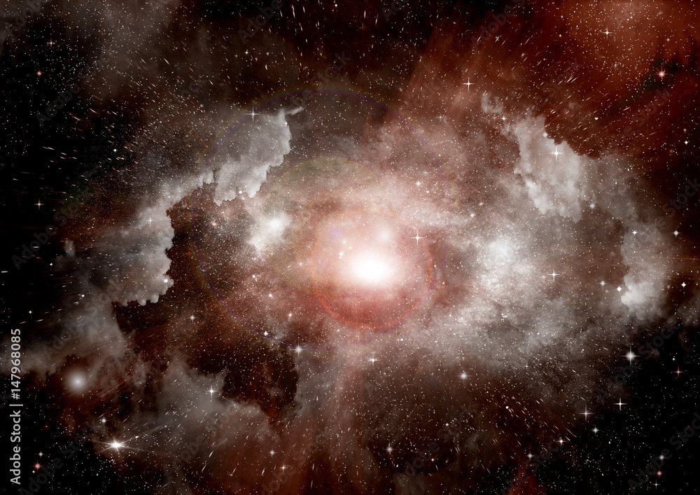 Fototapeta premium galaxy in a free space