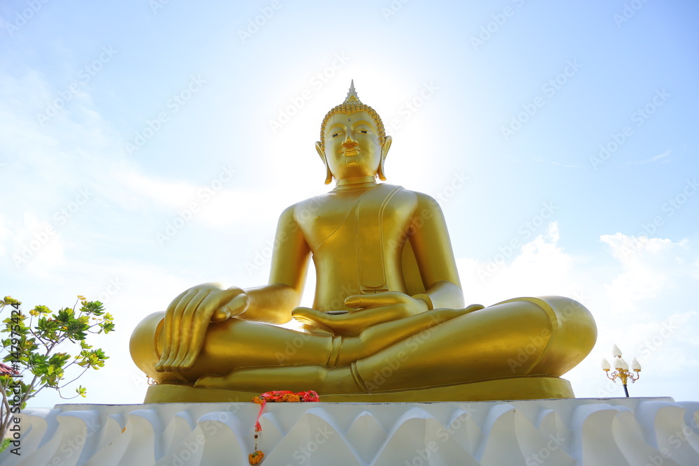 golden buddha statue of thailand. golden buddha statue of thailand.