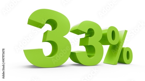 3D rendering green discount 33 percent