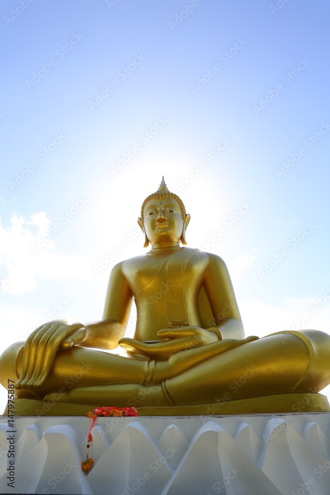 golden buddha statue of thailand. golden buddha statue of thailand.