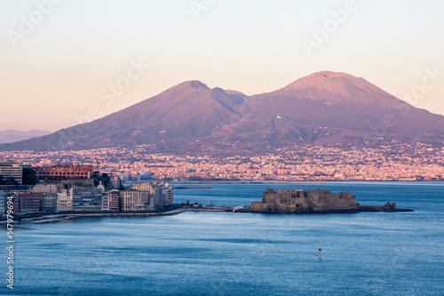 Obraz na płótnie Naples from Posillipo w salonie
