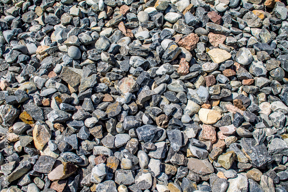 Crushed stone as a background Crushed stone as a background