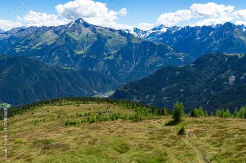 Summer Alps view from Zillertal High Alpine Road, Austria, Tirol