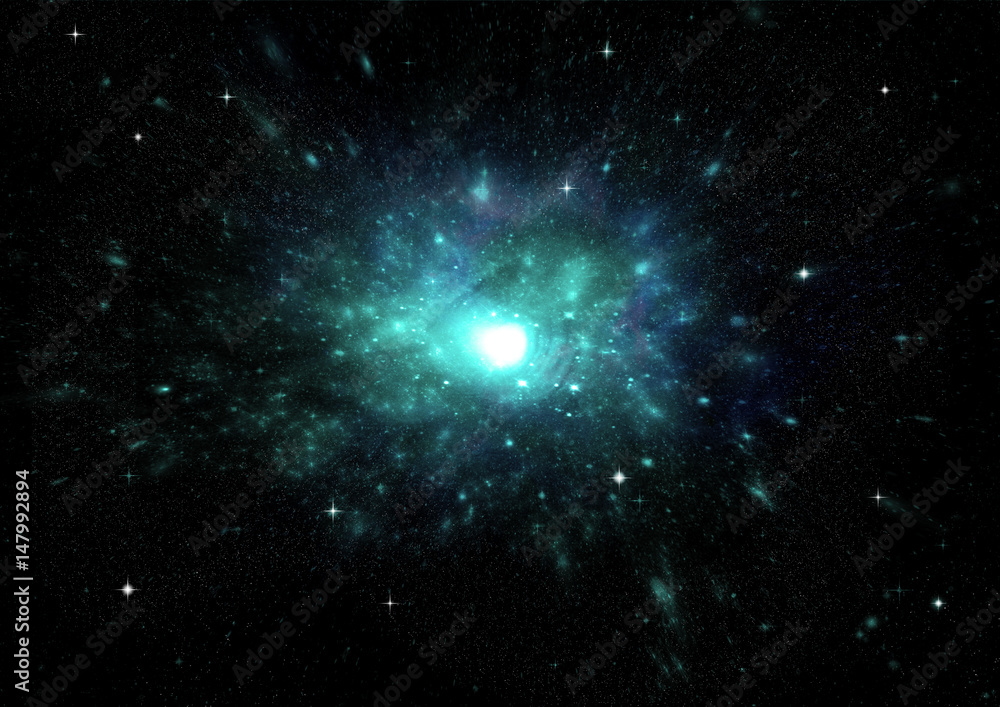 Fototapeta premium galaktyka w wolnej przestrzeni