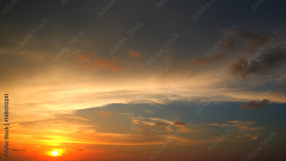 evening sunset sky, Thailand. evening sunset sky, Thailand.