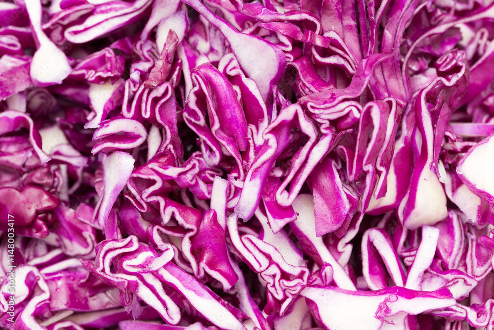 Red cabbage as background Red cabbage as background