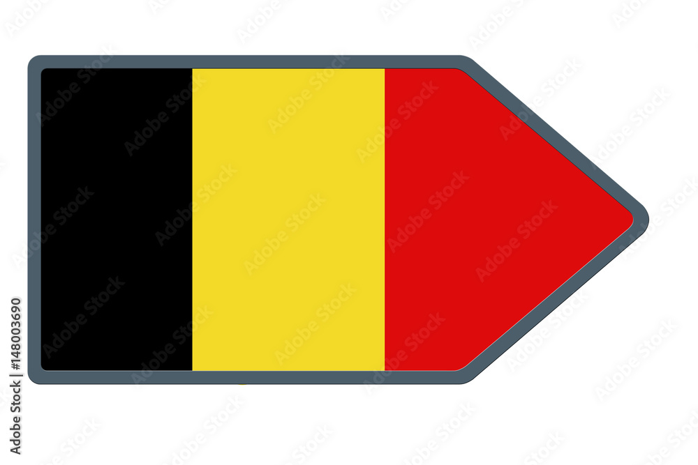 Fototapeta premium Drapeau Belge 