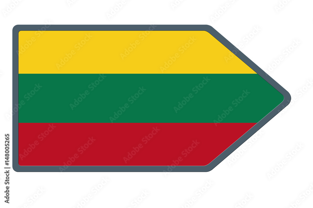Obraz premium Drapeau Lituanien