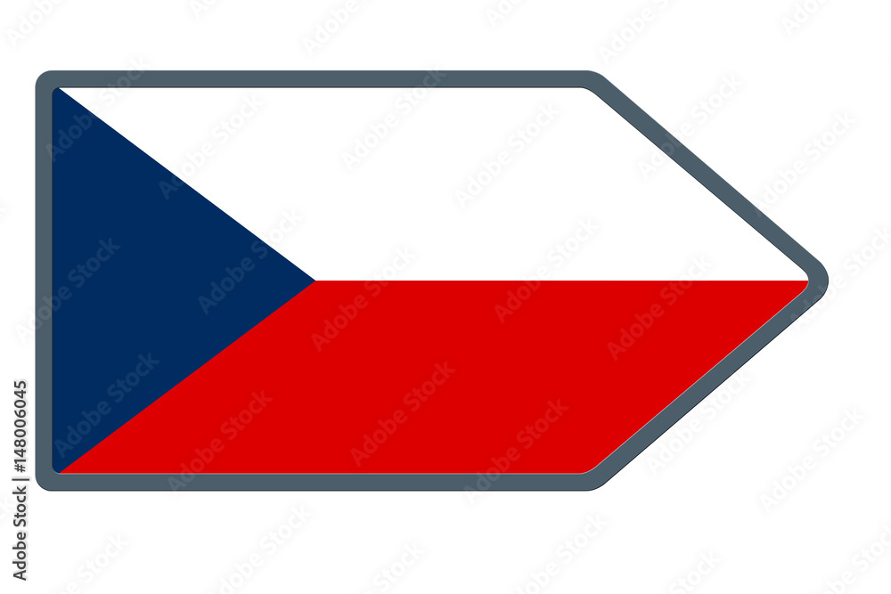 Drapeau République Tchèque Drapeau République Tchèque